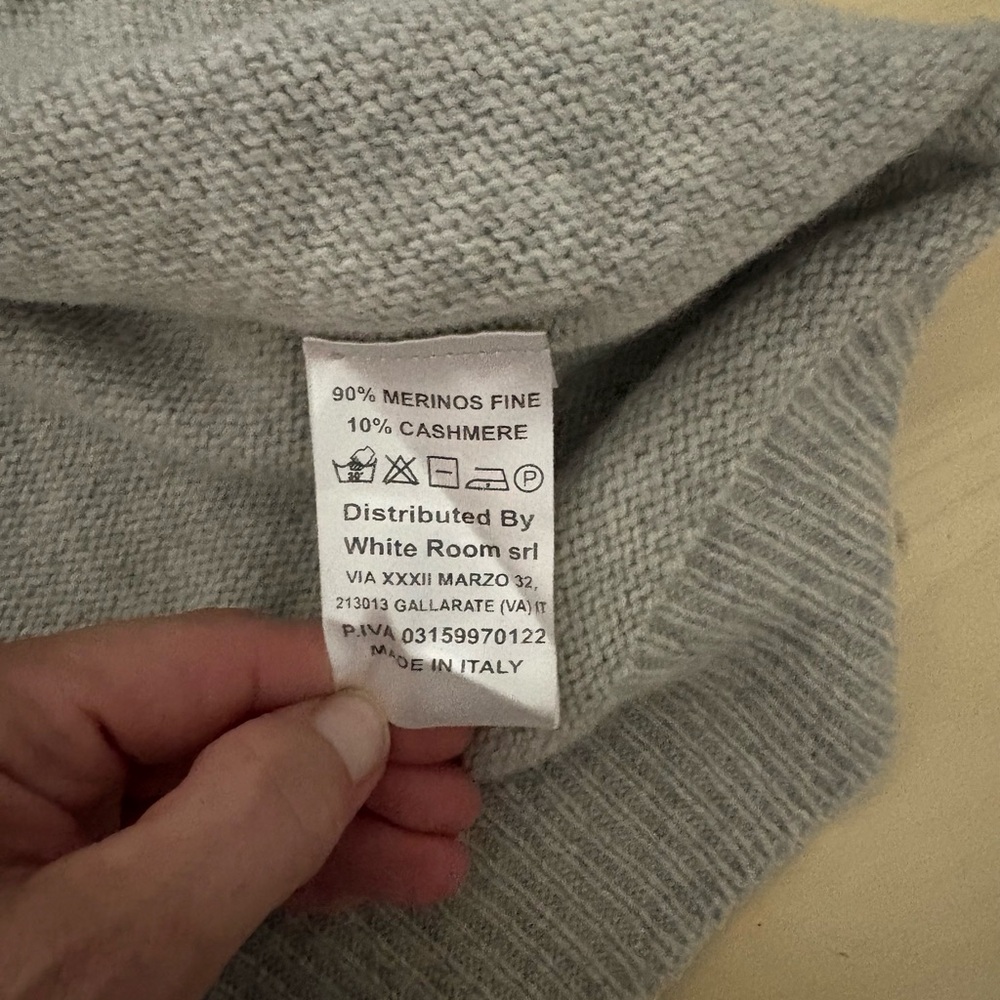 JOSHUA SANDERS Merino & Cashmere Smiley Sweater - Picture 7 of 9